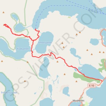 Itinéraire LOF_05_hermanndalstinden, distance, dénivelé, altitude, carte, profil, trace GPS