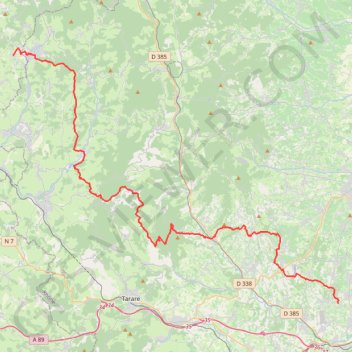 Itinéraire morancé sevelinges, distance, dénivelé, altitude, carte, profil, trace GPS