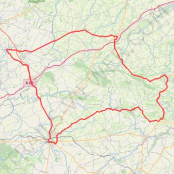 Itinéraire balade clecy, distance, dénivelé, altitude, carte, profil, trace GPS