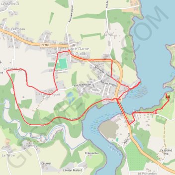 Itinéraire Le Guildo, distance, dénivelé, altitude, carte, profil, trace GPS