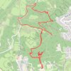 Itinéraire Mont d'Or - Prospections géocahing, distance, dénivelé, altitude, carte, profil, trace GPS