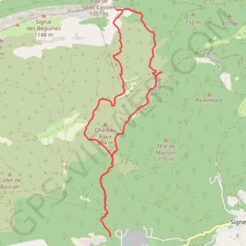 Itinéraire Le Cros de Lans, distance, dénivelé, altitude, carte, profil, trace GPS