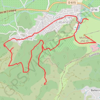Itinéraire À la découverte des deux Corbère, distance, dénivelé, altitude, carte, profil, trace GPS