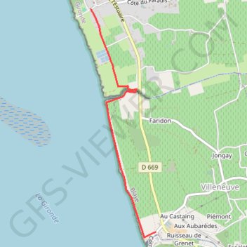 Itinéraire Variante levée Roque de T., distance, dénivelé, altitude, carte, profil, trace GPS