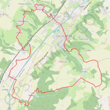 Itinéraire Panissage (38), distance, dénivelé, altitude, carte, profil, trace GPS
