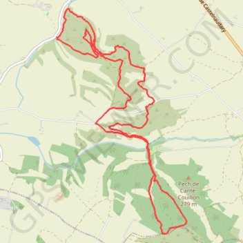 Itinéraire Les Canonges, distance, dénivelé, altitude, carte, profil, trace GPS