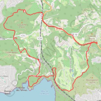 Itinéraire Port d'Alon, distance, dénivelé, altitude, carte, profil, trace GPS