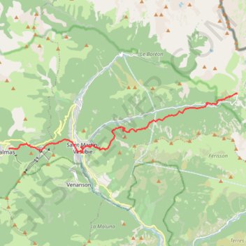 Itinéraire Madone de Fenestre, distance, dénivelé, altitude, carte, profil, trace GPS