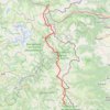 Itinéraire Maurienne - Haute Tinée, distance, dénivelé, altitude, carte, profil, trace GPS