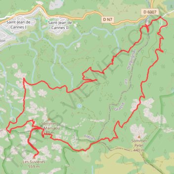Itinéraire 2025 05 16 - suvières sams, distance, dénivelé, altitude, carte, profil, trace GPS