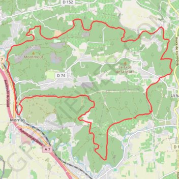 Itinéraire PIOLENC SEP 2019, distance, dénivelé, altitude, carte, profil, trace GPS