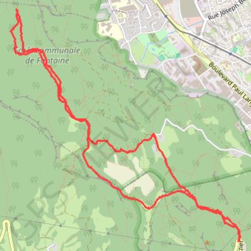 Itinéraire Presque à la Ferme Durand, distance, dénivelé, altitude, carte, profil, trace GPS