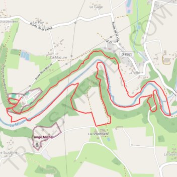 Itinéraire 5- Trail de l’Yvrande 7.7 km, distance, dénivelé, altitude, carte, profil, trace GPS