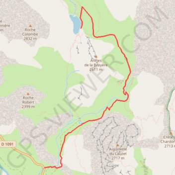 Itinéraire Le Grand Lac, distance, dénivelé, altitude, carte, profil, trace GPS