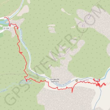 Itinéraire Gorges de Spelunca, distance, dénivelé, altitude, carte, profil, trace GPS