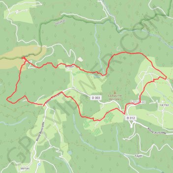 Itinéraire Tour de Brison - Sanilhac, distance, dénivelé, altitude, carte, profil, trace GPS