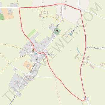 Itinéraire U13-U15, distance, dénivelé, altitude, carte, profil, trace GPS