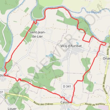 Itinéraire Le circuit de Gousse, distance, dénivelé, altitude, carte, profil, trace GPS