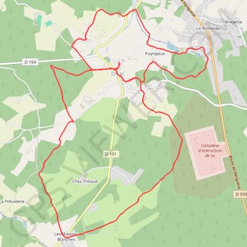 Itinéraire track, distance, dénivelé, altitude, carte, profil, trace GPS