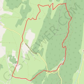 Itinéraire Vassieux en Vercors, distance, dénivelé, altitude, carte, profil, trace GPS