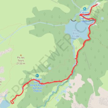 Itinéraire Lac Roumassot, distance, dénivelé, altitude, carte, profil, trace GPS