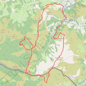 Itinéraire ITSASUKO ITZULIA 28K 2026, distance, dénivelé, altitude, carte, profil, trace GPS