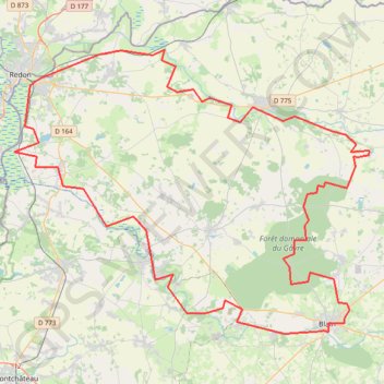 Itinéraire GRP des Trois Rivières, distance, dénivelé, altitude, carte, profil, trace GPS