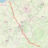 Itinéraire Track-Aller J-1, distance, dénivelé, altitude, carte, profil, trace GPS