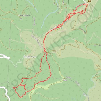 Itinéraire Corbère les Cabanes, distance, dénivelé, altitude, carte, profil, trace GPS