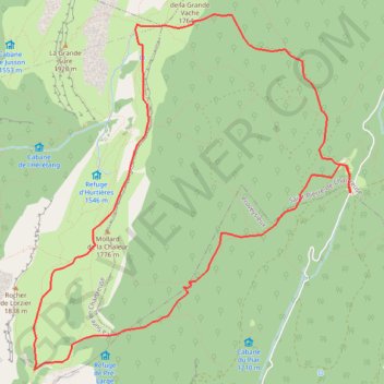 Itinéraire Trail de la Grande Sure, distance, dénivelé, altitude, carte, profil, trace GPS
