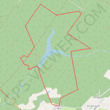 Itinéraire Ouzouer sur Loire Maison forestière des Brosses, distance, dénivelé, altitude, carte, profil, trace GPS