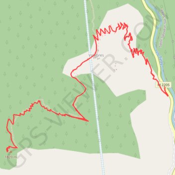Itinéraire Rochers de Valabres, distance, dénivelé, altitude, carte, profil, trace GPS