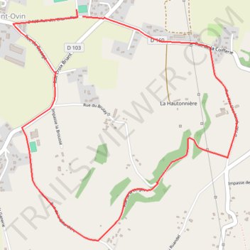 Itinéraire Boucle 5 et 10 km, distance, dénivelé, altitude, carte, profil, trace GPS