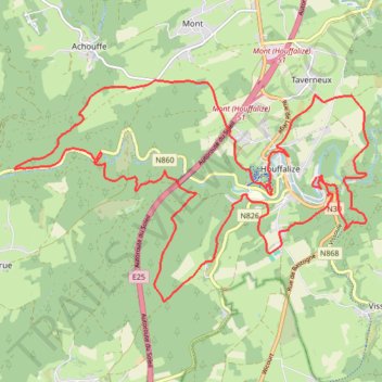 Itinéraire Houffa Trail 28 Km, distance, dénivelé, altitude, carte, profil, trace GPS