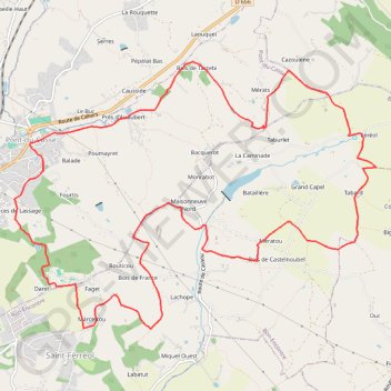 Itinéraire Randonnée dans le pays de Serres, distance, dénivelé, altitude, carte, profil, trace GPS