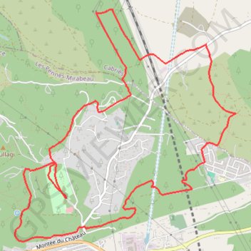 Itinéraire Boucle les pennes, distance, dénivelé, altitude, carte, profil, trace GPS