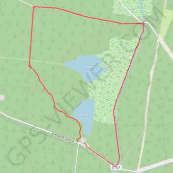 Itinéraire Le Porge, distance, dénivelé, altitude, carte, profil, trace GPS