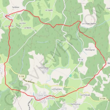 Itinéraire Vtt-1A, distance, dénivelé, altitude, carte, profil, trace GPS