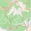 Itinéraire Au dessus de Cosprons, distance, dénivelé, altitude, carte, profil, trace GPS