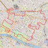 Itinéraire Paris -Auber - Elysée - Tuileries - Auber, distance, dénivelé, altitude, carte, profil, trace GPS