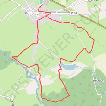 Itinéraire Parc du Morvan - Rouvray, distance, dénivelé, altitude, carte, profil, trace GPS