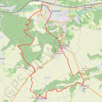 Itinéraire De Dourdan à La Forêt-le-Roi, distance, dénivelé, altitude, carte, profil, trace GPS