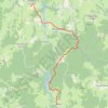 Itinéraire Tour du Morvan - De Chastellux-sur-Cure à Brassy, distance, dénivelé, altitude, carte, profil, trace GPS