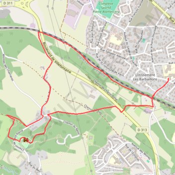 Itinéraire Rando Saint-Denis, distance, dénivelé, altitude, carte, profil, trace GPS