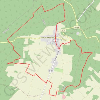 Itinéraire Le sentier du Loup en pays d'Othe, distance, dénivelé, altitude, carte, profil, trace GPS