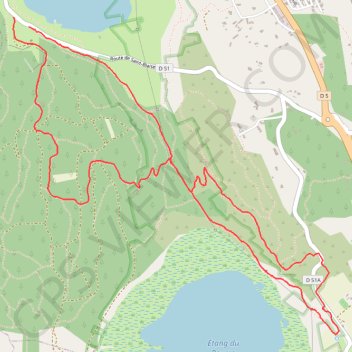 Itinéraire Saint Blaise, distance, dénivelé, altitude, carte, profil, trace GPS