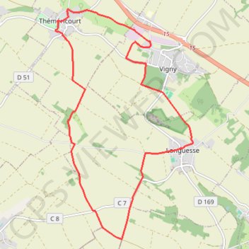 Itinéraire La chaussée Brunehaut, distance, dénivelé, altitude, carte, profil, trace GPS