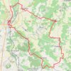 Itinéraire Echebrune 44 kms, distance, dénivelé, altitude, carte, profil, trace GPS