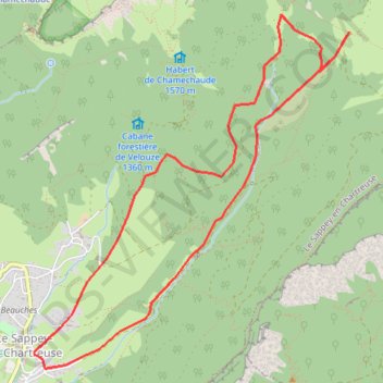 Itinéraire Boucle Emeindras, distance, dénivelé, altitude, carte, profil, trace GPS