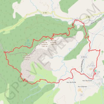 Itinéraire Rando Le Tour des Barses depuis Turriers, distance, dénivelé, altitude, carte, profil, trace GPS